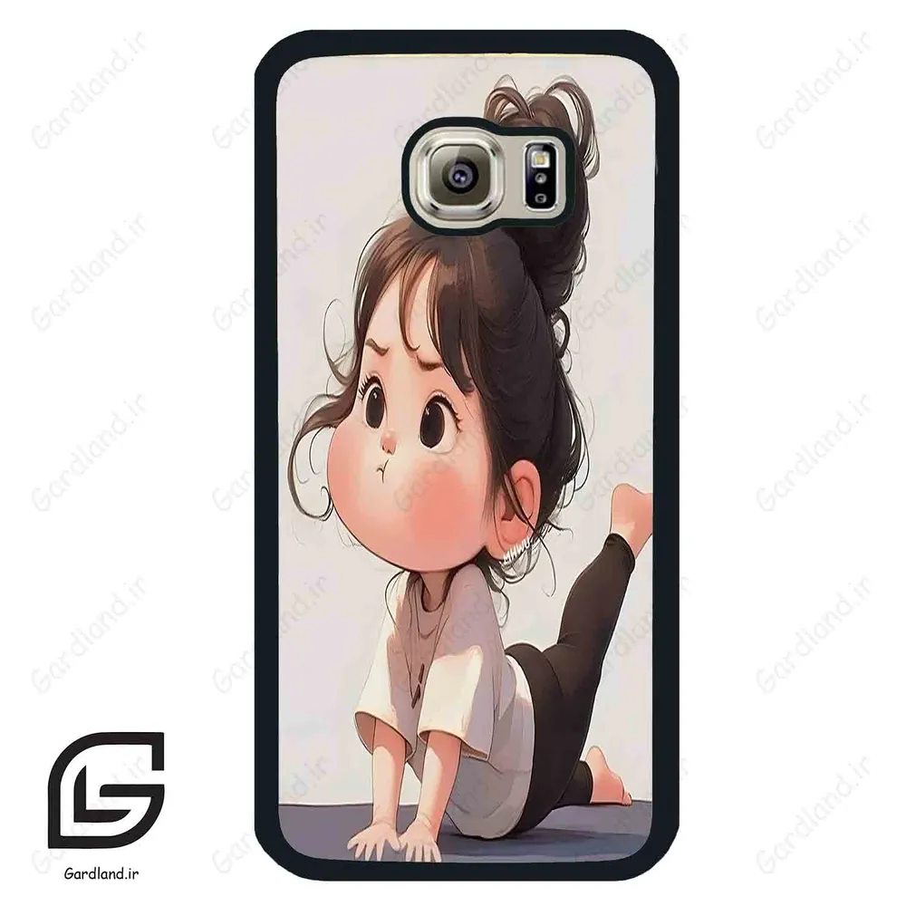 قاب گوشی سامسونگ اس 6 (Galaxy S6 ) طرح دخترانه کد 2029