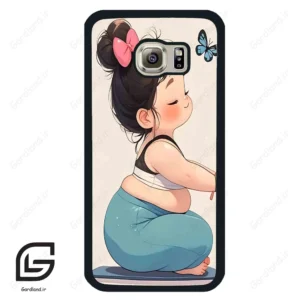 قاب گوشی سامسونگ اس 6 (Galaxy S6 ) طرح دخترانه کد 2032