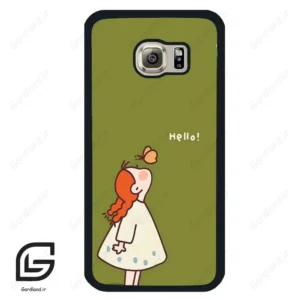 قاب گوشی سامسونگ اس 6 (Galaxy S6 ) طرح دخترانه کد 2044