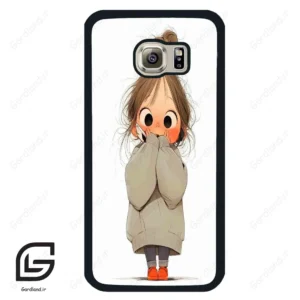 قاب گوشی سامسونگ اس 6 (Galaxy S6 ) طرح دخترانه کد 2054