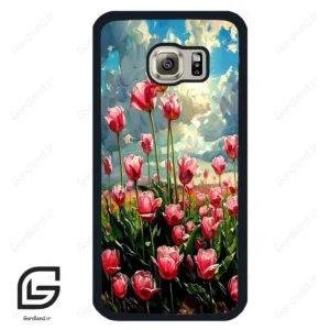 قاب گوشی سامسونگ اس 6 (Galaxy S6 ) طرح گل کد 2055
