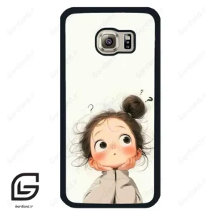 قاب گوشی سامسونگ اس 6 (Galaxy S6 ) طرح دخترانه کد 2056