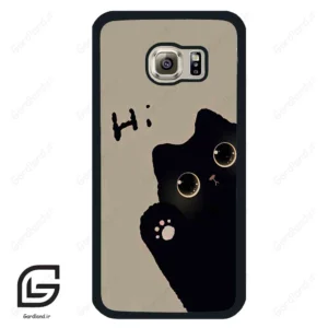 قاب گوشی سامسونگ اس 6 (Galaxy S6 ) طرح گربه کد 2059