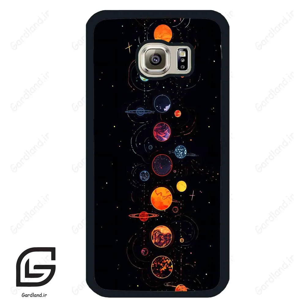 قاب گوشی سامسونگ اس 6 (Galaxy S6 ) طرح کهکشان کد 2062