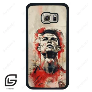 قاب گوشی سامسونگ اس 6 (Galaxy S6 ) طرح رونالدو کد 2072
