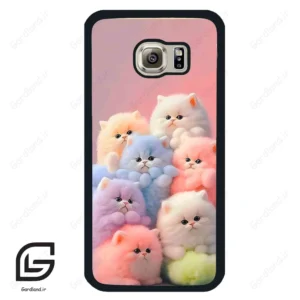 قاب گوشی سامسونگ اس 6 (Galaxy S6 ) طرح گربه کد 2073