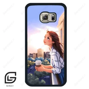 قاب گوشی سامسونگ اس 6 (Galaxy S6 ) طرح دخترانه کد 2086