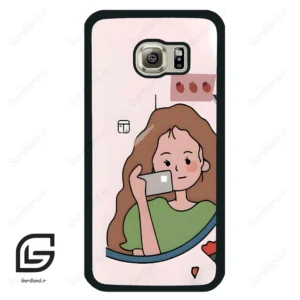 قاب گوشی سامسونگ اس 6 (Galaxy S6 ) طرح دخترانه کد 2141