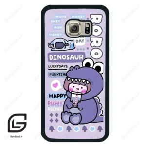 قاب گوشی سامسونگ اس 6 (Galaxy S6 ) طرح دایناسور کد 2155