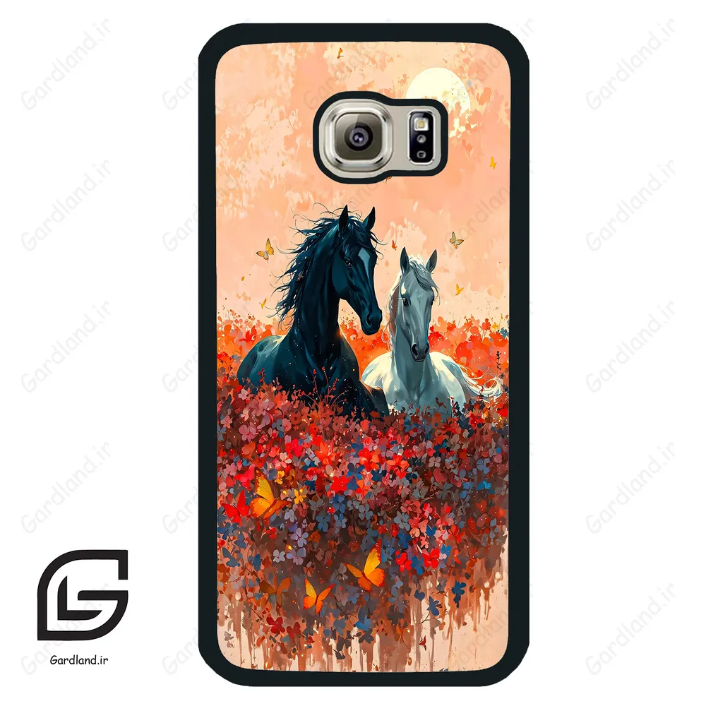 قاب گوشی سامسونگ اس 6 (Galaxy S6 ) طرح اسب کد 2166