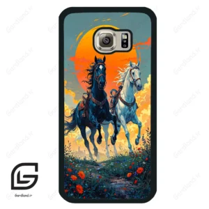 قاب گوشی سامسونگ اس 6 (Galaxy S6 ) طرح اسب کد 2170