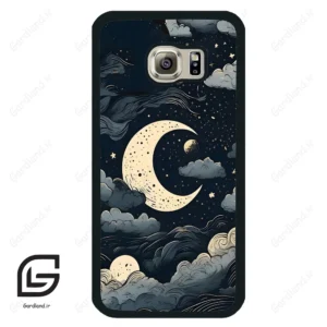 قاب گوشی سامسونگ اس 6 (Galaxy S6 ) طرح ماه کد 2173