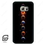 قاب گوشی سامسونگ اس 6 (Galaxy S6 ) طرح ماه کد 2186