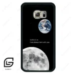 قاب گوشی سامسونگ اس 6 (Galaxy S6 ) طرح ماه کد 2190