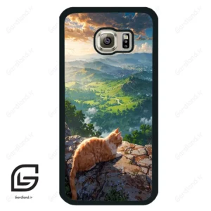 قاب گوشی سامسونگ اس 6 (Galaxy S6 ) طرح گربه کد 2203