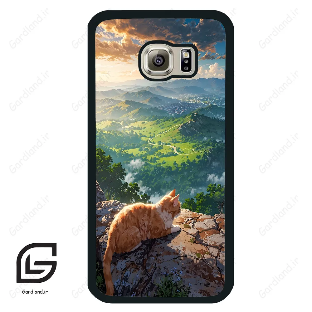 قاب گوشی سامسونگ اس 6 (Galaxy S6 ) طرح گربه کد 2203