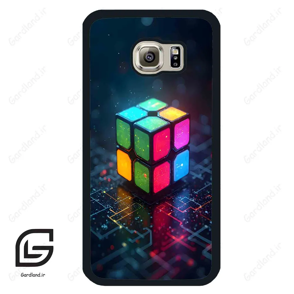 قاب گوشی سامسونگ اس 6 (Galaxy S6 ) طرح مکعب کد 2222