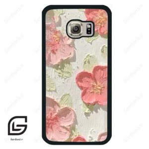 قاب گوشی سامسونگ اس 6 (Galaxy S6 ) طرح گل کد 2234