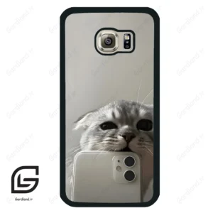 قاب گوشی سامسونگ اس 6 (Galaxy S6 ) طرح گربه کد 2246