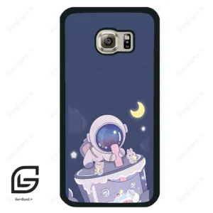 قاب گوشی سامسونگ اس 6 (Galaxy S6 ) طرح فضانورد کد 2250