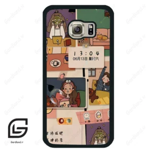 قاب گوشی سامسونگ اس 6 (Galaxy S6 ) طرح دخترانه کد 2254