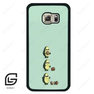 قاب گوشی سامسونگ اس 6 (Galaxy S6 ) طرح اووکادو کد 2258