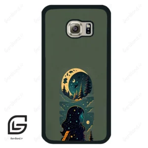 قاب گوشی سامسونگ اس 6 (Galaxy S6 ) طرح ماه کد 2267