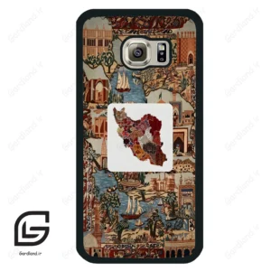 قاب گوشی سامسونگ اس 6 (Galaxy S6 ) طرح نقشه ایران کد 2287