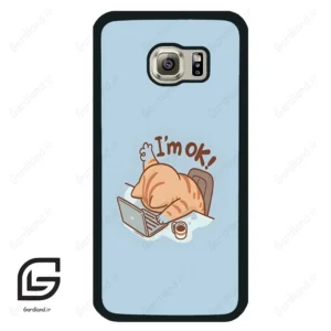 قاب گوشی سامسونگ اس 6 (Galaxy S6 ) طرح گربه کد 2297