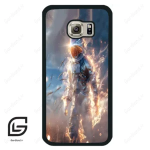 قاب گوشی سامسونگ اس 6 (Galaxy S6 ) طرح فضانورد کد 2299