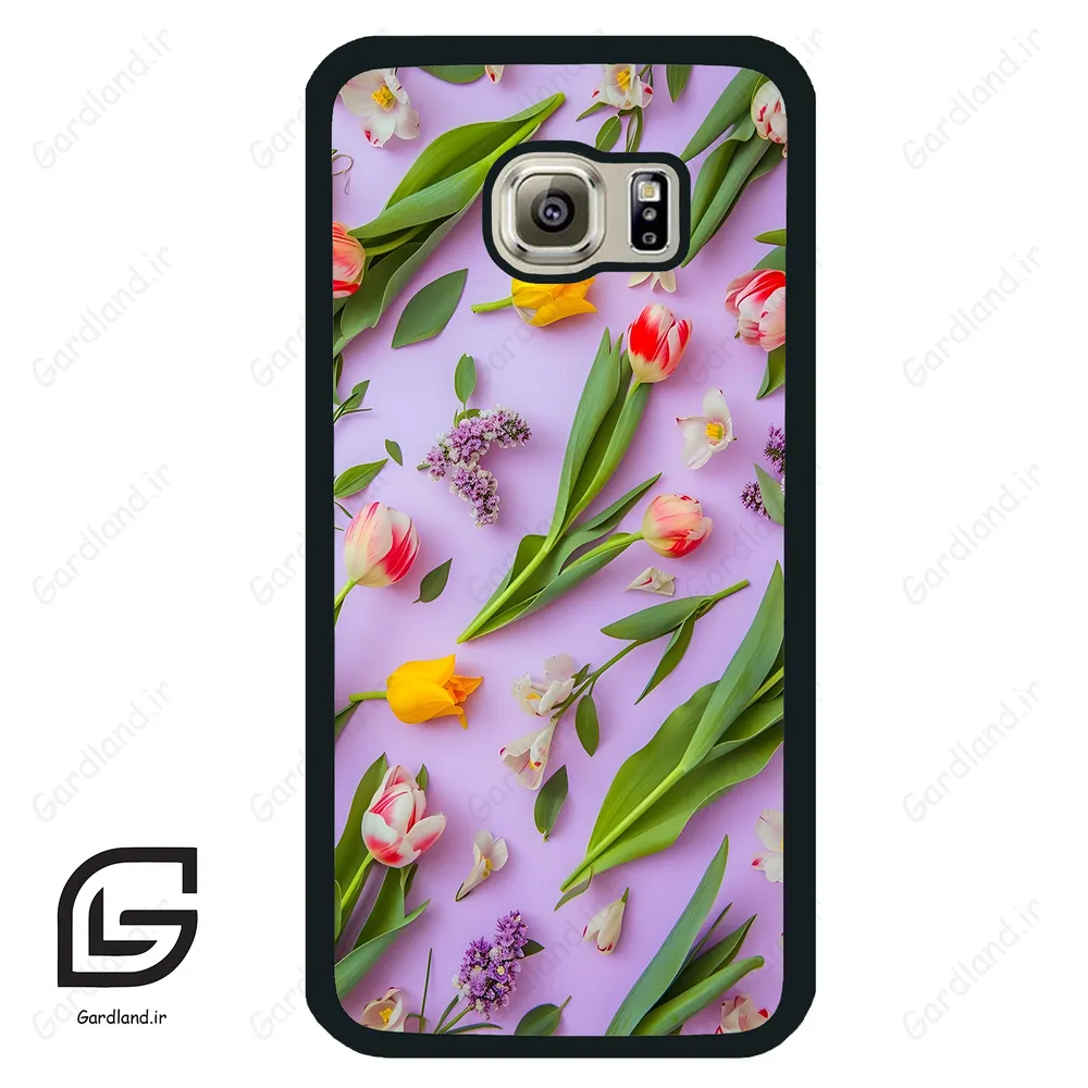 قاب گوشی سامسونگ اس 6 (Galaxy S6 ) طرح گل کد 2320