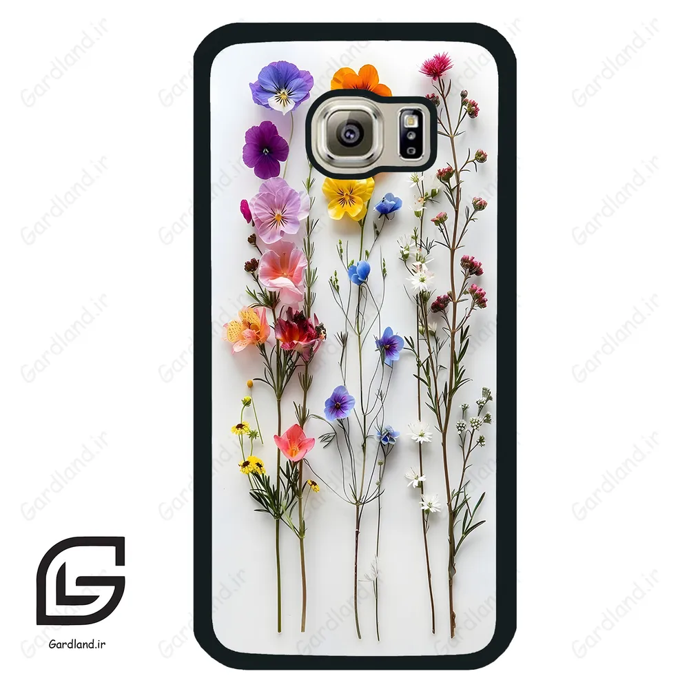 قاب گوشی سامسونگ اس 6 (Galaxy S6 ) طرح گل کد 2321
