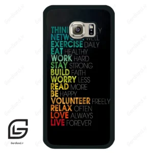 قاب گوشی سامسونگ اس 6 (Galaxy S6 ) طرح متن کد 2332