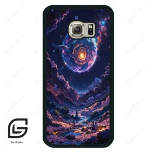 قاب گوشی سامسونگ اس 6 (Galaxy S6 ) طرح ماه کد 2344