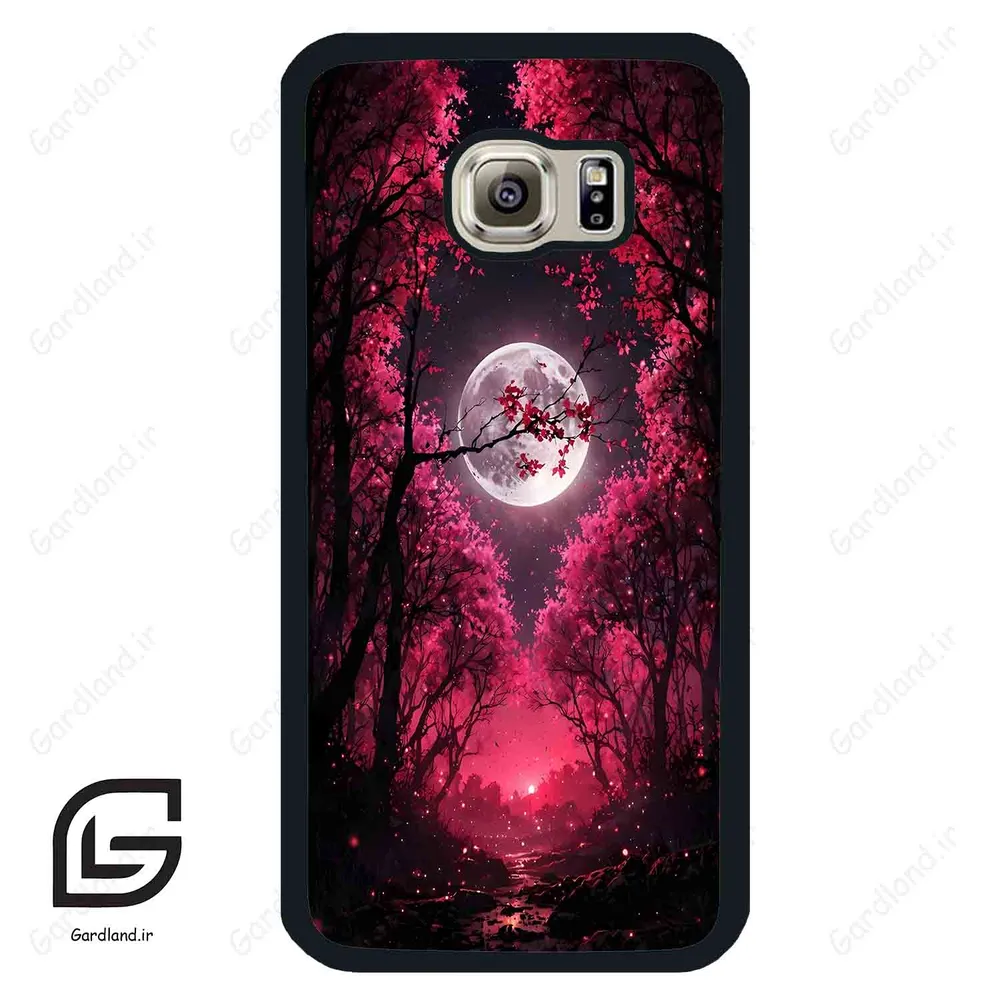 قاب گوشی سامسونگ اس 6 (Galaxy S6 ) طرح ماه کد 2361