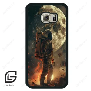 قاب گوشی سامسونگ اس 6 (Galaxy S6 ) طرح فضانورد کد 2388