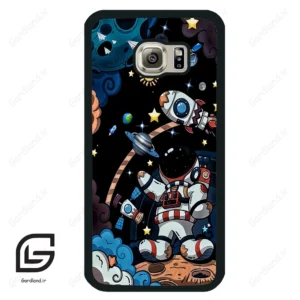قاب گوشی سامسونگ اس 6 (Galaxy S6 ) طرح فضانورد کد 2392