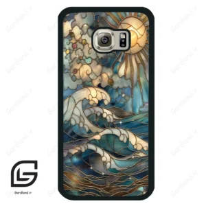 قاب گوشی سامسونگ اس 6 (Galaxy S6 ) طرح شیشه کد 2393