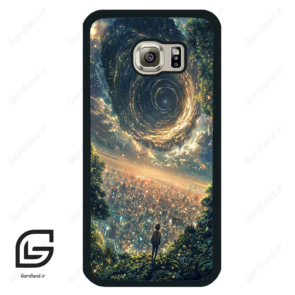 قاب گوشی سامسونگ اس 6 (Galaxy S6 ) طرح اسمان کد 2408