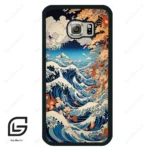 قاب گوشی سامسونگ اس 6 (Galaxy S6 ) طرح موج کد 2418