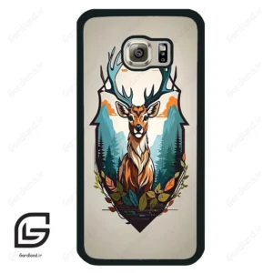 قاب گوشی سامسونگ اس 6 (Galaxy S6 ) طرح گوزن کد 2429