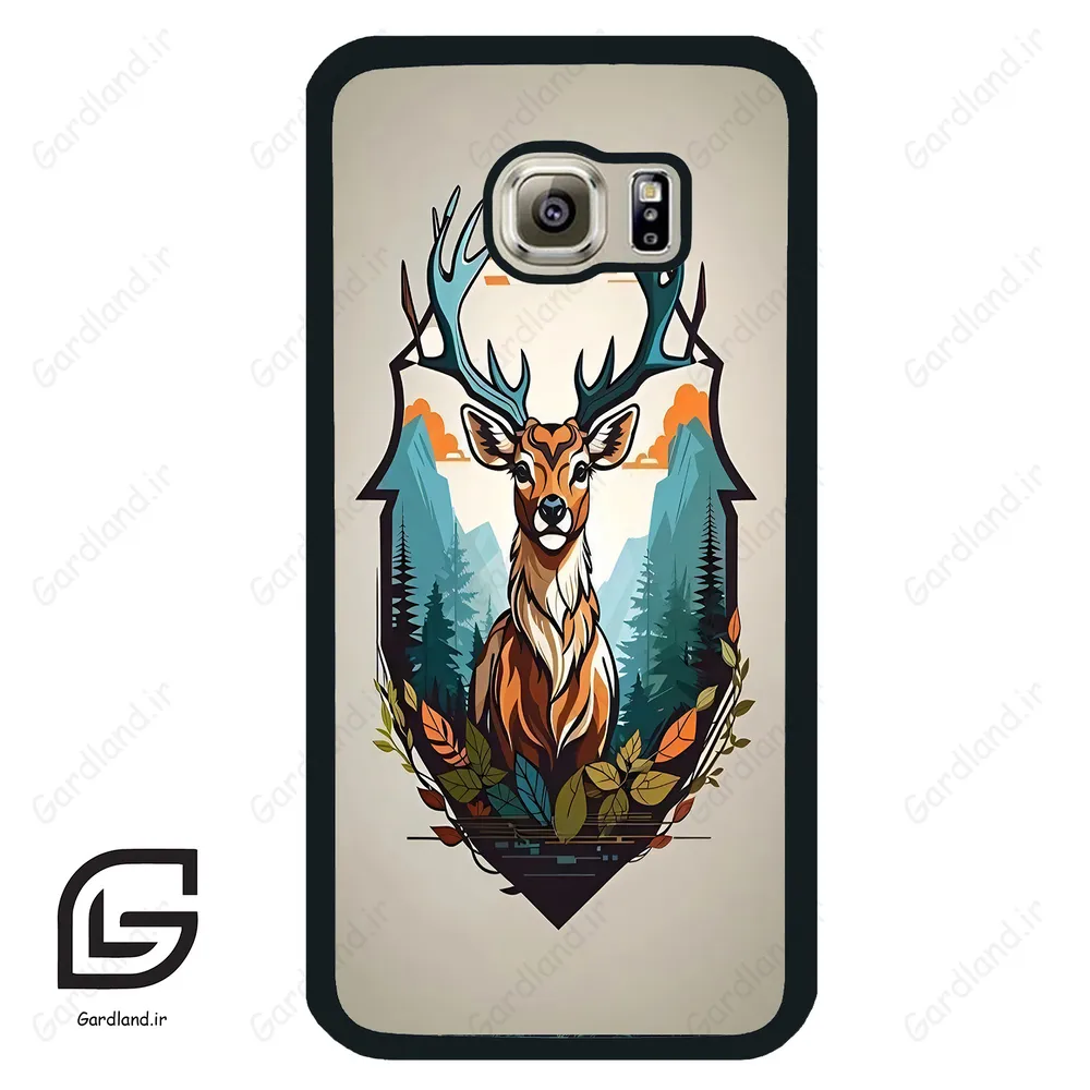 قاب گوشی سامسونگ اس 6 (Galaxy S6 ) طرح گوزن کد 2429