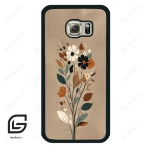 قاب گوشی سامسونگ اس 6 (Galaxy S6 ) طرح گل کد 2436