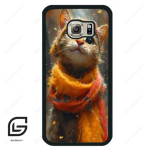 قاب گوشی سامسونگ اس 6 (Galaxy S6 ) طرح گربه کد 2440