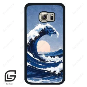قاب گوشی سامسونگ اس 6 (Galaxy S6 ) طرح موج کد 2443