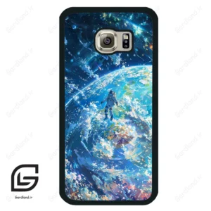 قاب گوشی سامسونگ اس 6 (Galaxy S6 ) طرح فضانورد کد 2444