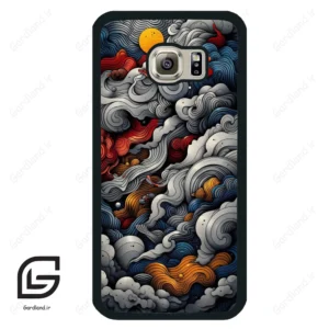 قاب گوشی سامسونگ اس 6 (Galaxy S6 ) طرح ابرنگی کد 2448