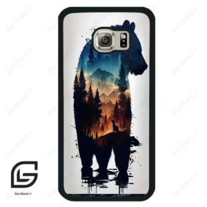 قاب گوشی سامسونگ اس 6 (Galaxy S6 ) طرح خرس کد 2449