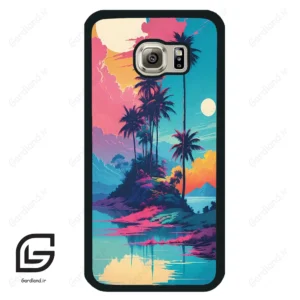 قاب گوشی سامسونگ اس 6 (Galaxy S6 ) طرح جزیره کد 2461