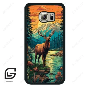 قاب گوشی سامسونگ اس 6 (Galaxy S6 ) طرح گوزن کد 2471